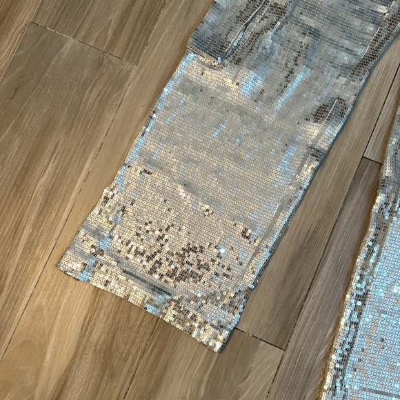 Alice and Olivia Sequin Pants Size 8 - Picture 5 of 13